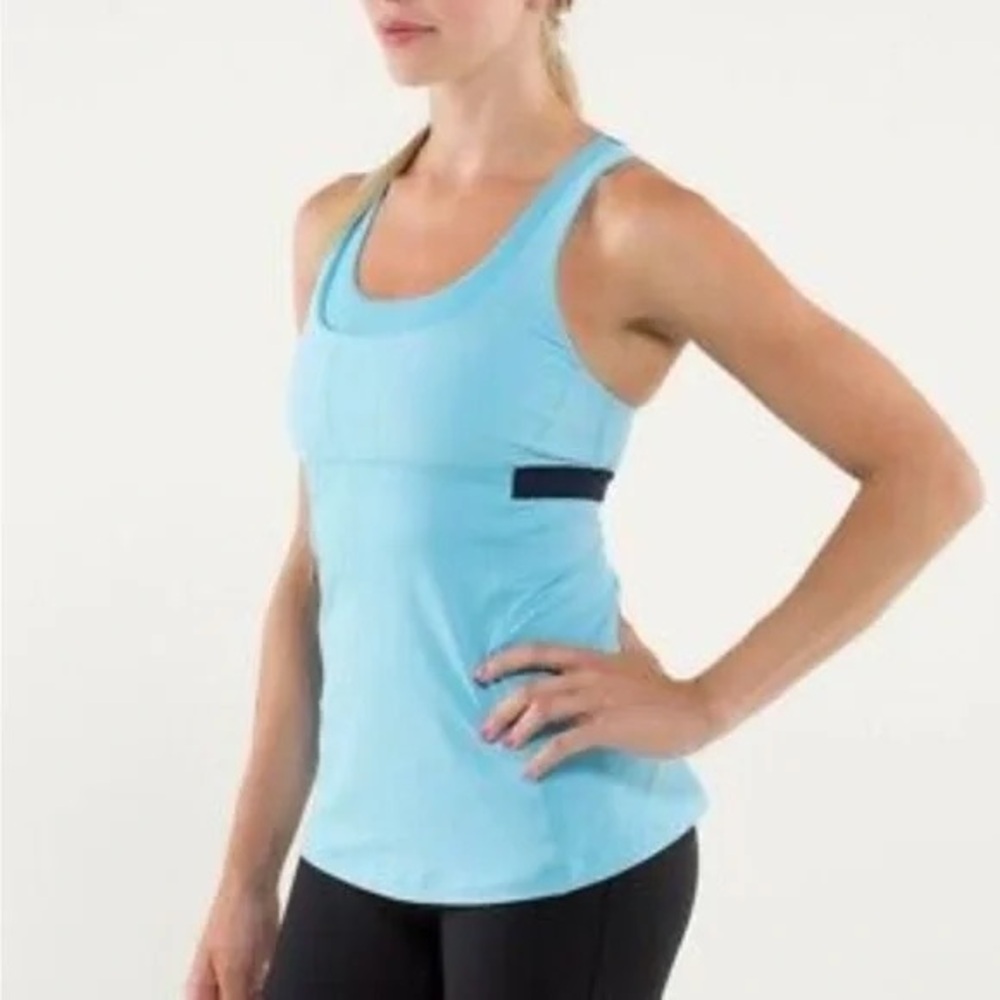 Lululemon stuff your bra tank blue moon inkwell